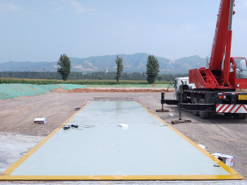 山西中鐵十二局3x18m-150噸地磅