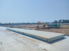 河南章班建工-焦作溫縣產業集聚區100噸地磅